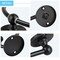 4-Piece Wall-Mounted Bathroom Accessories Set Matte Black Towel Ring, Toilet Paper Holder & 2 Double Robe Hooks Space-Saving Modern Bathroom Hardware